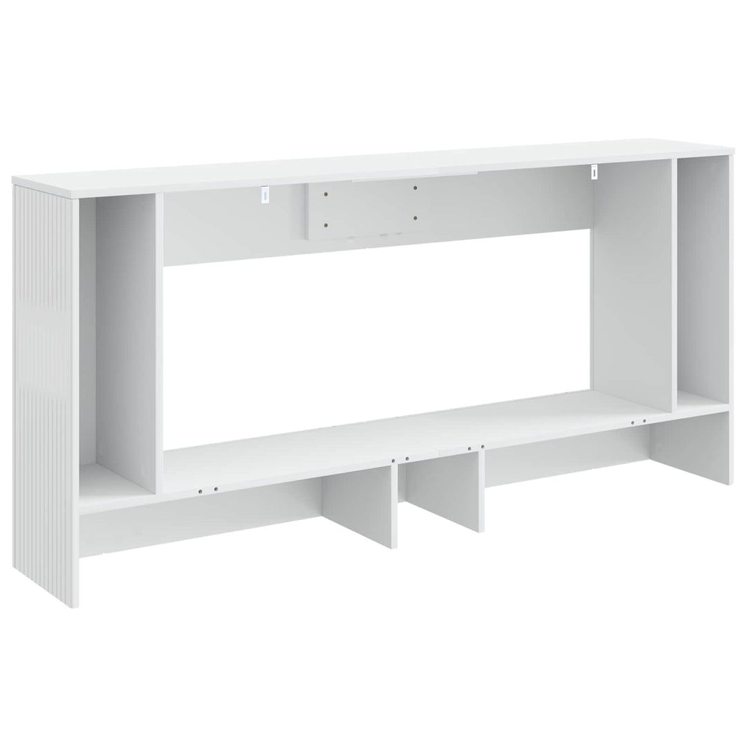 Konsolbord Højglans Hvid 155 x 29 x 74 cm Konstrueret træ