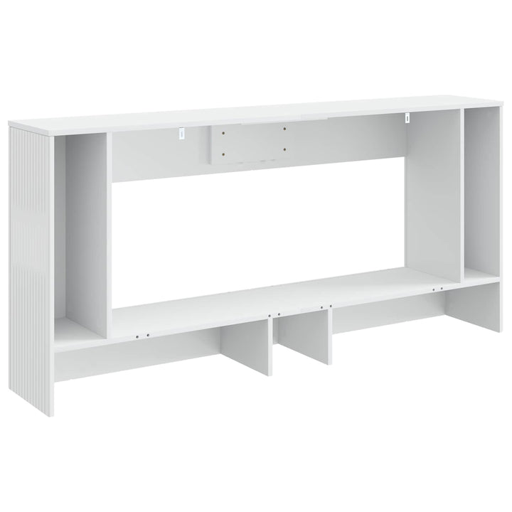 Konsolbord Højglans Hvid 155 x 29 x 74 cm Konstrueret træ