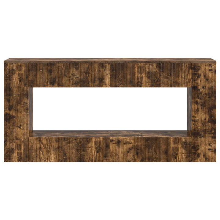 Konsolbord Røget Eg 155 x 29 x 74 cm Konstrueret træ
