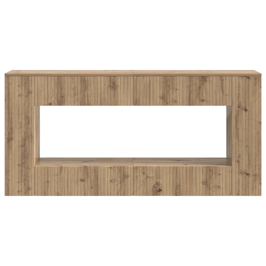Konsolbord Artisan Eg 155 x 29 x 74 cm Konstrueret træ
