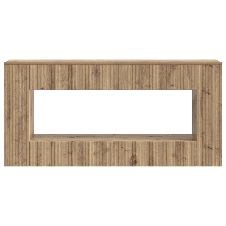 Konsolbord Artisan Eg 155 x 29 x 74 cm Konstrueret træ