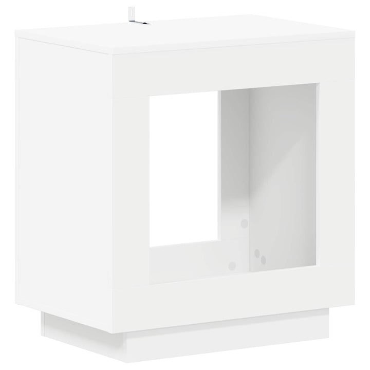 Sidebord Hvid 60 x 40 x 65 cm Konstrueret træ