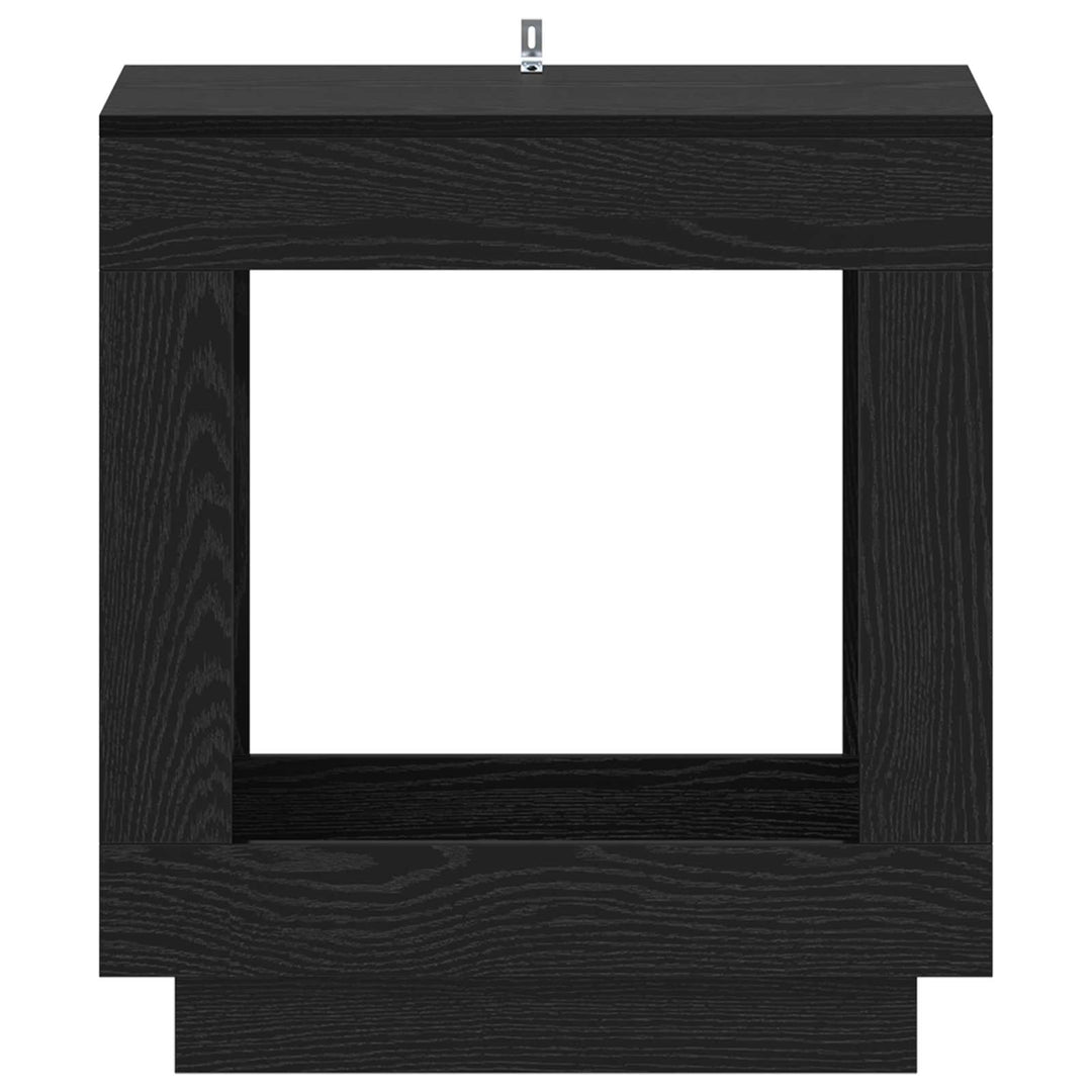 Sidebord Sort eg 60 x 40 x 65 cm Konstrueret træ