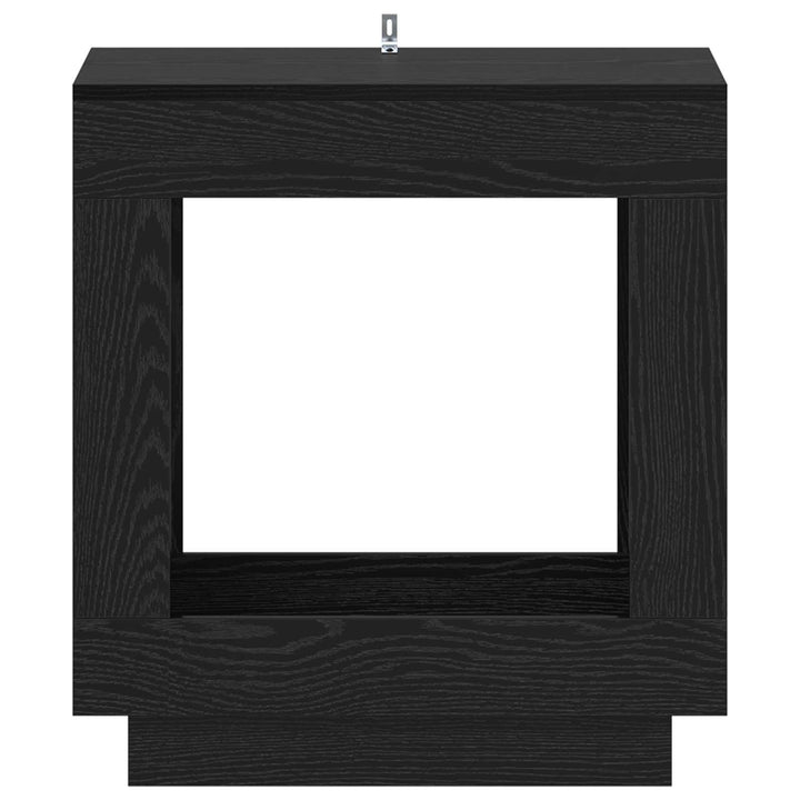 Sidebord Sort eg 60 x 40 x 65 cm Konstrueret træ