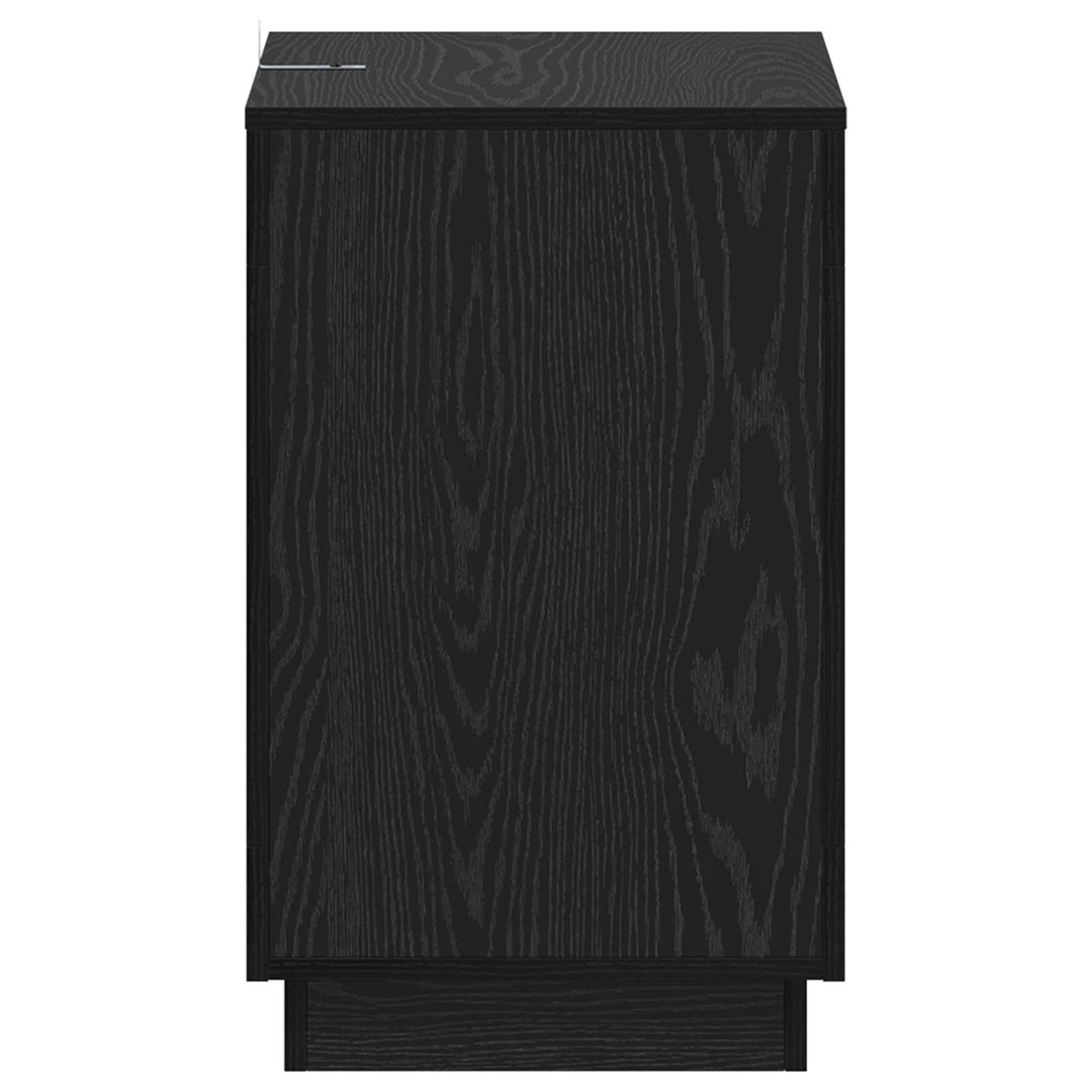 Sidebord Sort eg 60 x 40 x 65 cm Konstrueret træ