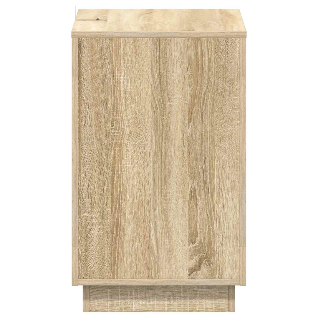 Sidebord Sonoma-eg 60 x 40 x 65 cm Konstrueret træ