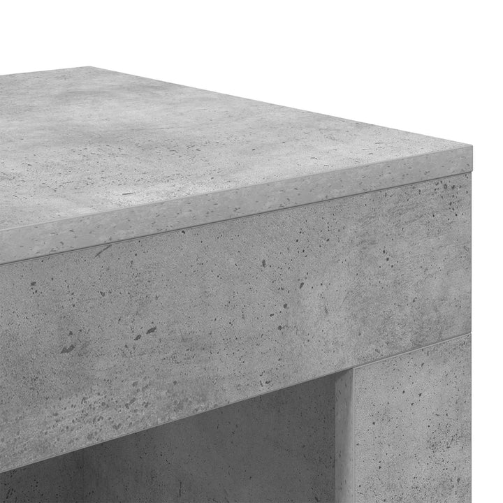Sidebord Betongrå 60 x 40 x 65 cm Konstrueret træ
