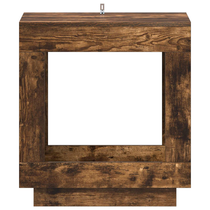 Sidebord Røget eg 60 x 40 x 65 cm Konstrueret træ