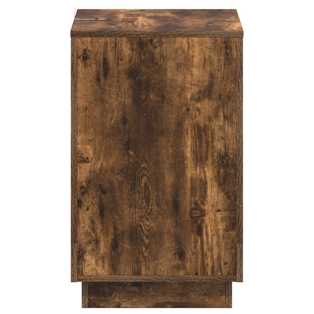 Sidebord Røget eg 60 x 40 x 65 cm Konstrueret træ