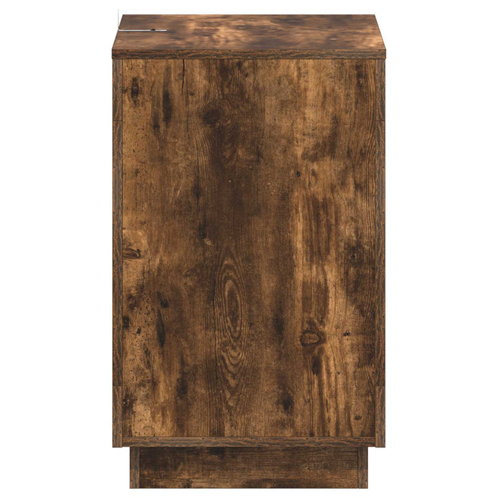 Sidebord Røget eg 60 x 40 x 65 cm Konstrueret træ