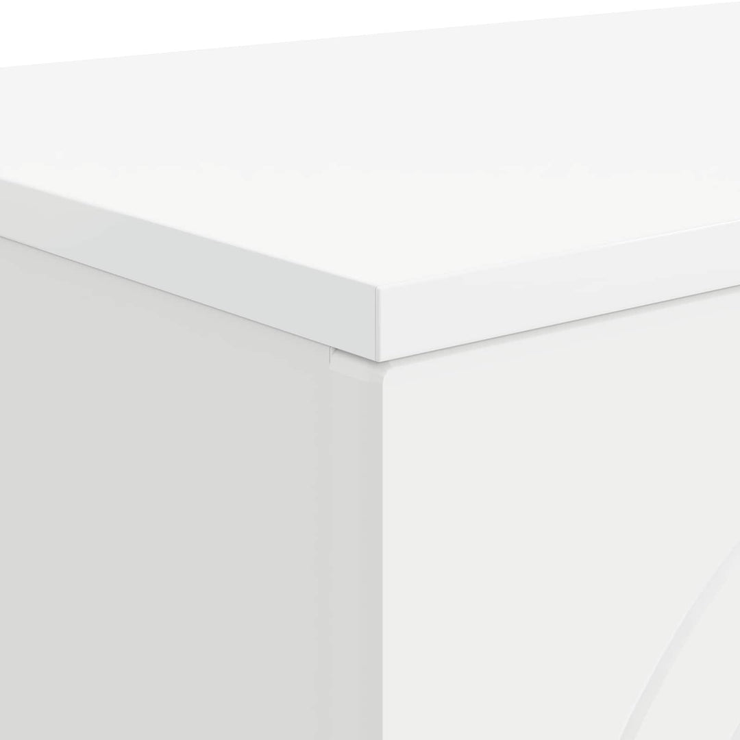 Sofabord Hvid 102 x 35 x 75 cm Konstrueret træ