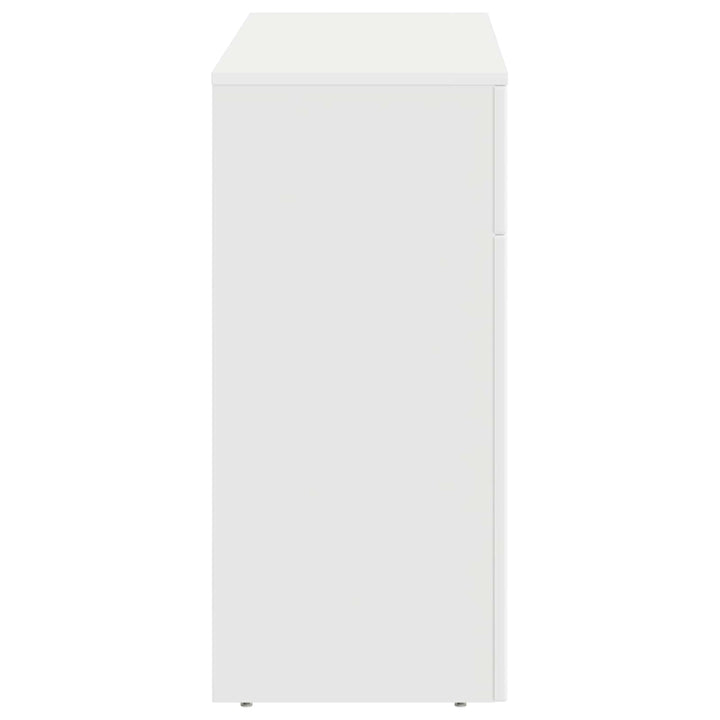 Sofabord Hvid 102 x 35 x 75 cm Konstrueret træ
