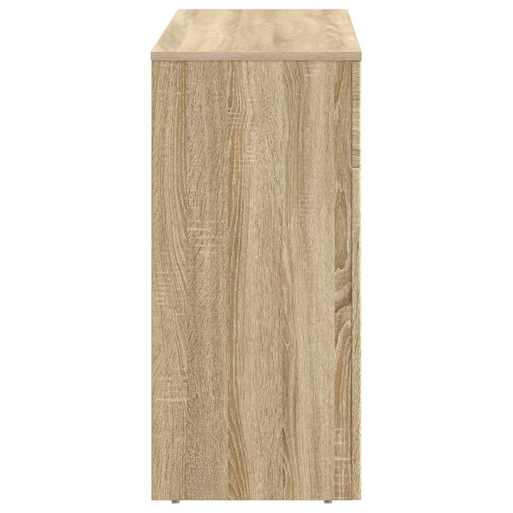 Sofabord Sonoma-eg 102 x 35 x 75 cm Konstrueret træ