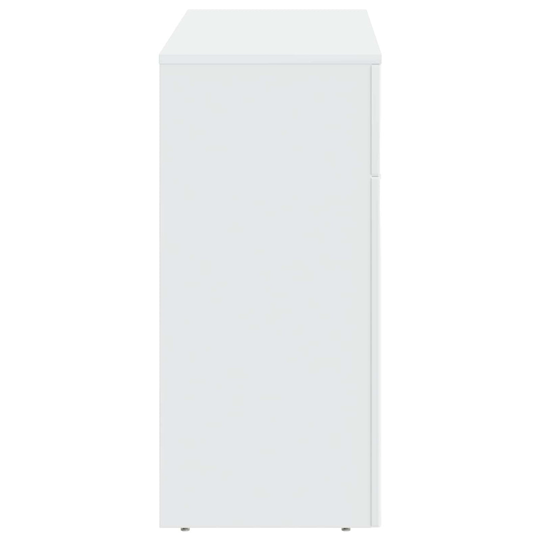 Sofabord Hvid højglans 102 x 35 x 75 cm Konstrueret træ