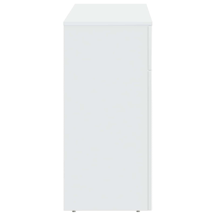 Sofabord Hvid højglans 102 x 35 x 75 cm Konstrueret træ