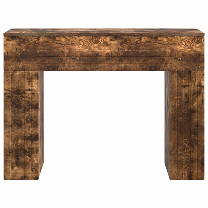 Sofabord Røget eg 102 x 35 x 75 cm Konstrueret træ