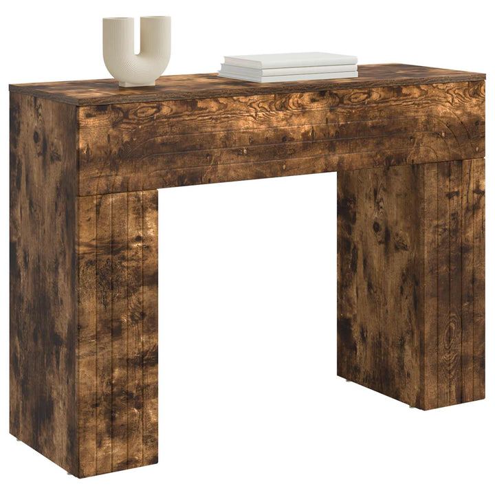 Sofabord Røget eg 102 x 35 x 75 cm Konstrueret træ