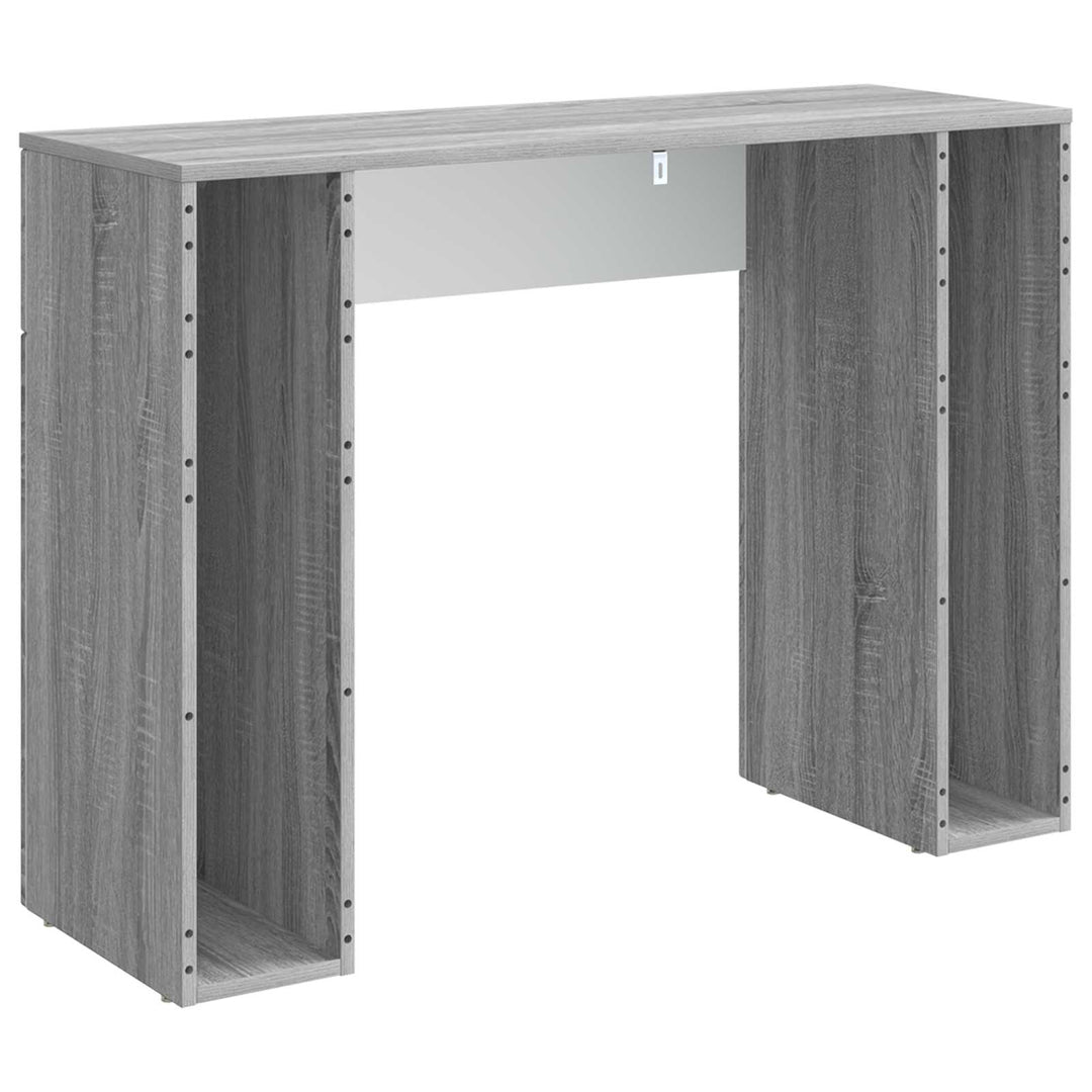 Sofabord Grå sonoma-eg 102 x 35 x 75 cm Konstrueret træ