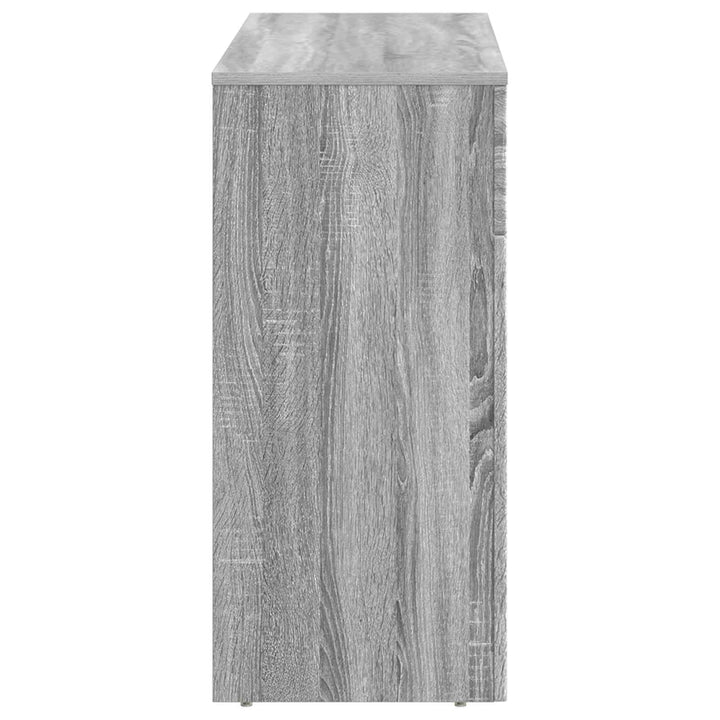 Sofabord Grå sonoma-eg 102 x 35 x 75 cm Konstrueret træ
