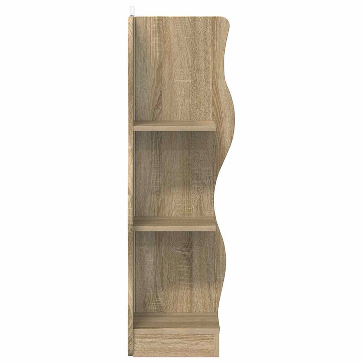 Hjørnehylde Sonoma-eg 34 x 33 x 102 cm Konstrueret træ
