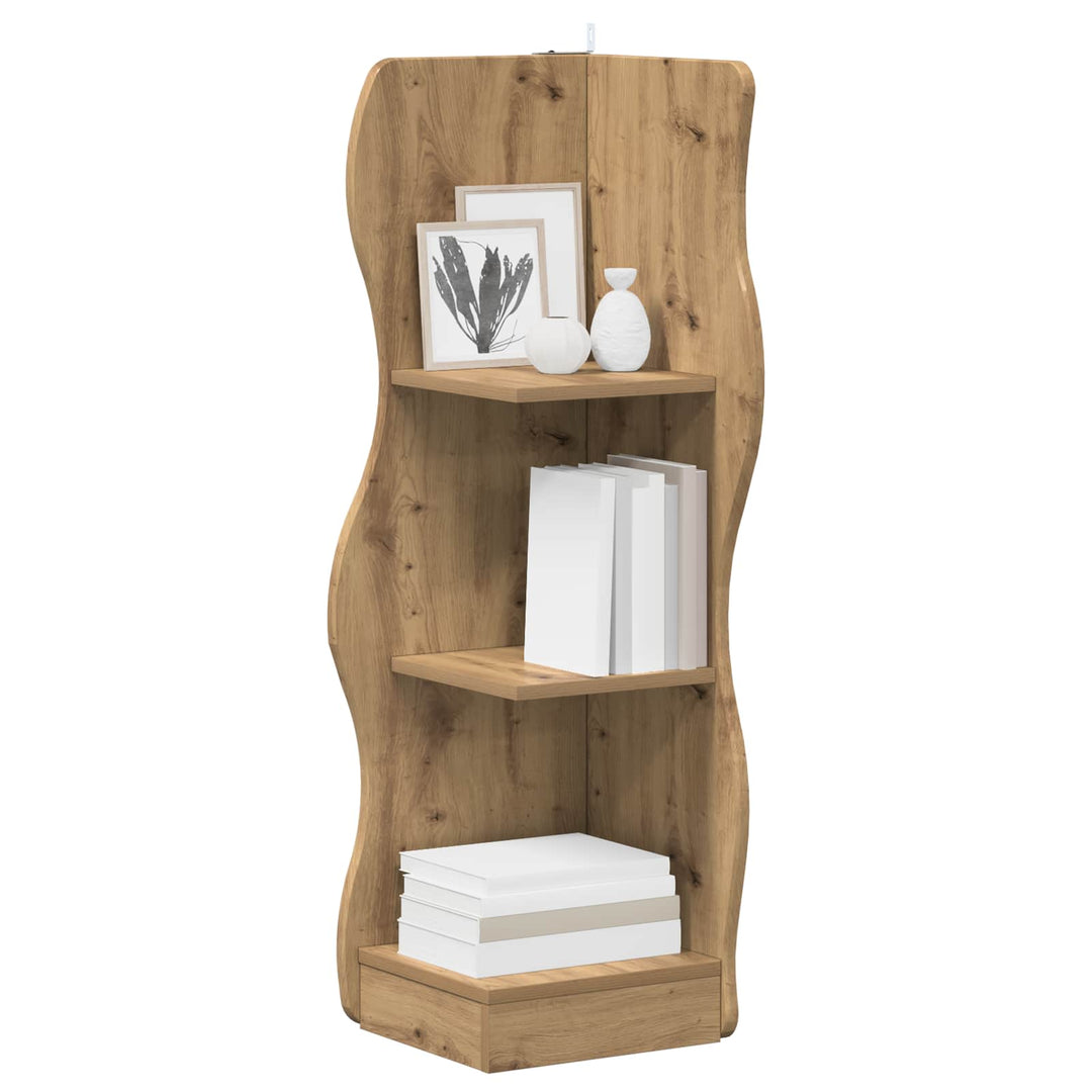 Hjørnehylde Artisan-eg 34 x 33 x 102 cm Konstrueret træ