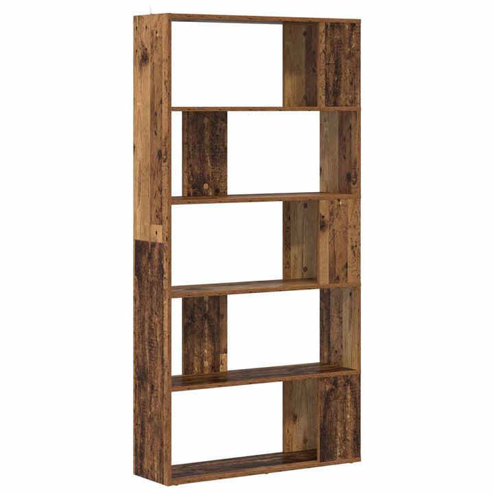 Bogskab Gammelt træ 80 x 24 x 159 cm Konstrueret træ