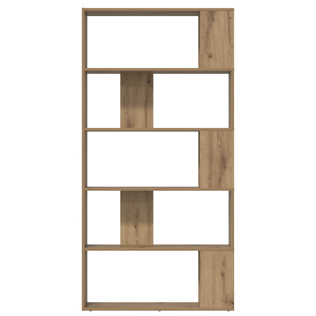 Bogskab Artisan Egetræ 80 x 24 x 159 cm Konstrueret træ