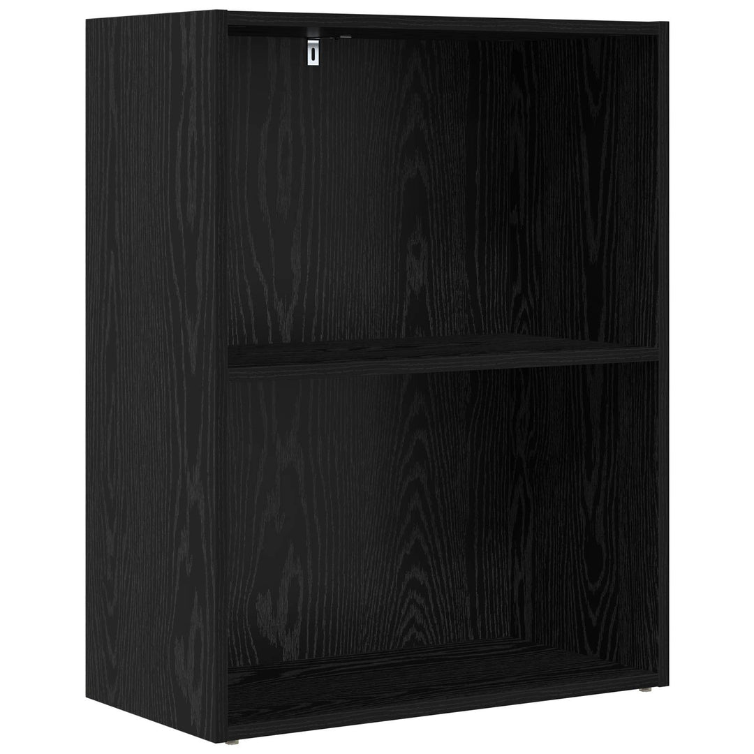 Bogreol Sort eg 60 x 30 x 76.5 cm Konstrueret træ