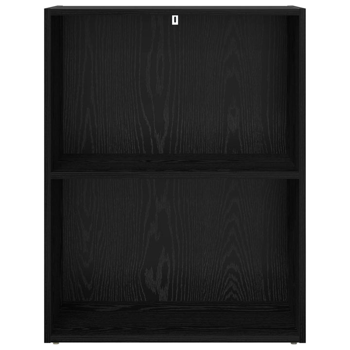 Bogreol Sort eg 60 x 30 x 76.5 cm Konstrueret træ