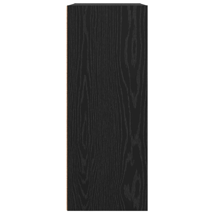 Bogreol Sort eg 60 x 30 x 76.5 cm Konstrueret træ