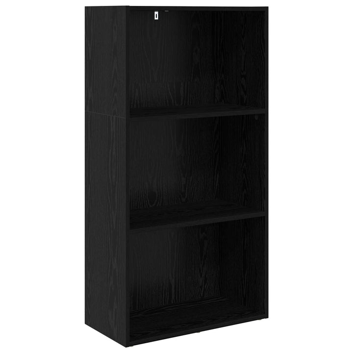 Bogreol Sort eg 60 x 30 x 114 cm Konstrueret træ