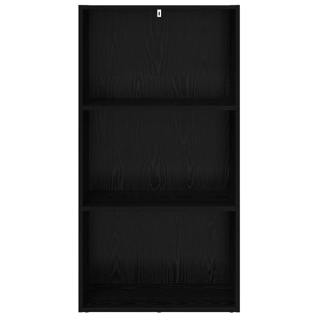 Bogreol Sort eg 60 x 30 x 114 cm Konstrueret træ