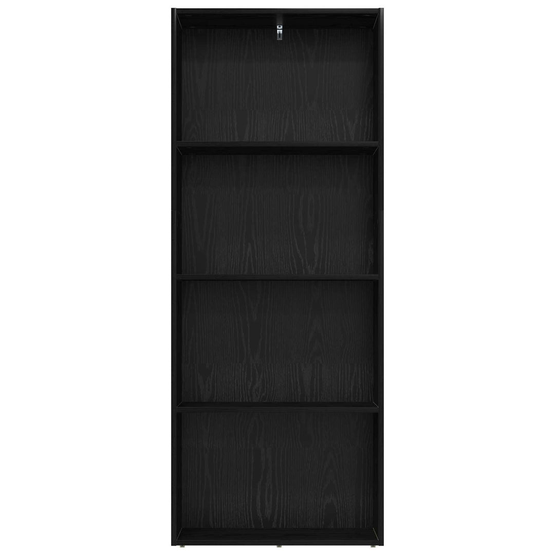 Selvstående boghylde Sort eg 60 x 30 x 151,5 cm Konstrueret træ