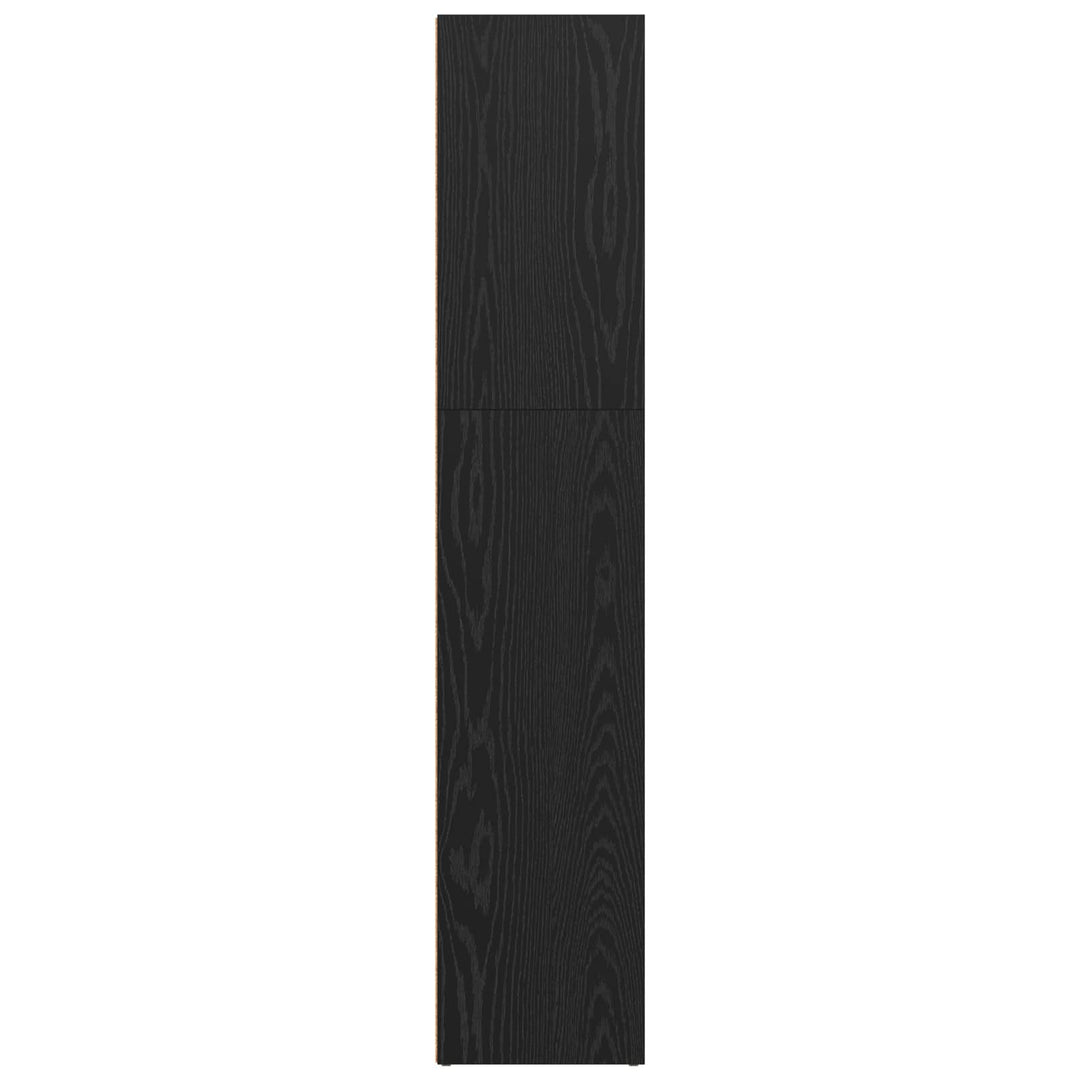Selvstående boghylde Sort eg 60 x 30 x 151,5 cm Konstrueret træ