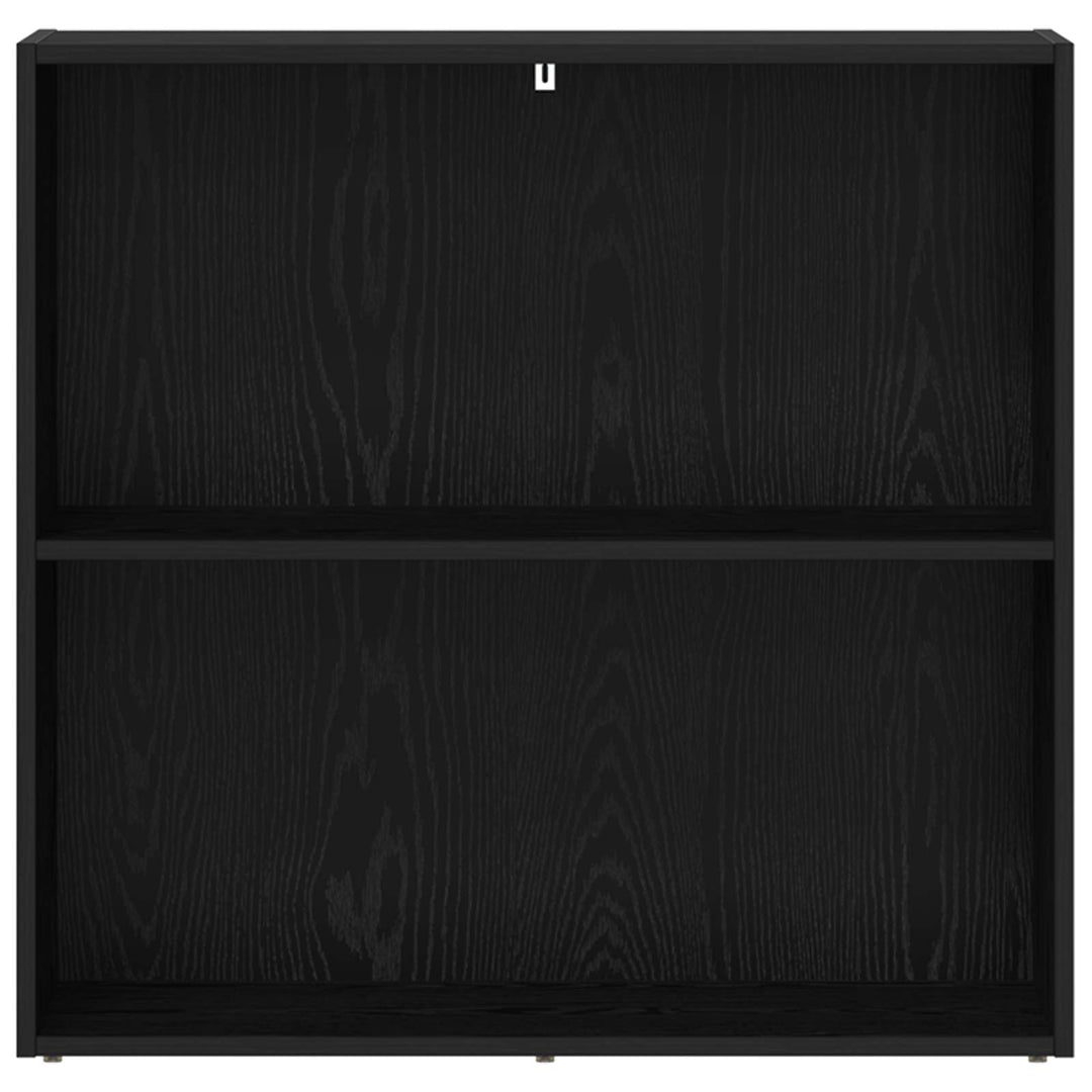 Bogreol Sort eg 80 x 30 x 76,5 cm Konstrueret træ