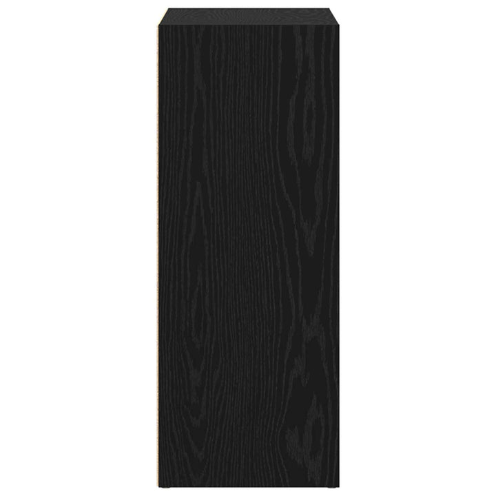 Bogreol Sort eg 80 x 30 x 76,5 cm Konstrueret træ