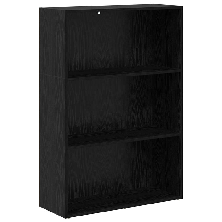 Bogreol Sort eg 80 x 30 x 114 cm Konstrueret træ
