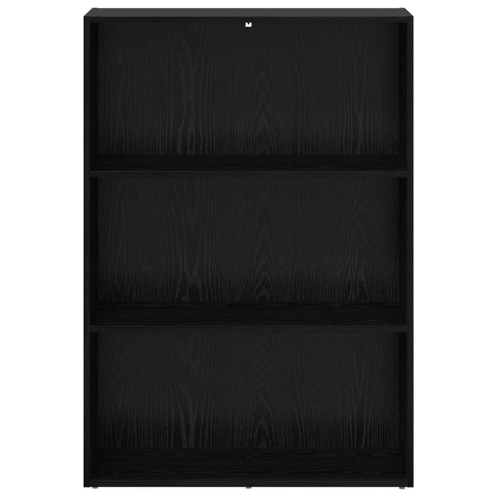 Bogreol Sort eg 80 x 30 x 114 cm Konstrueret træ