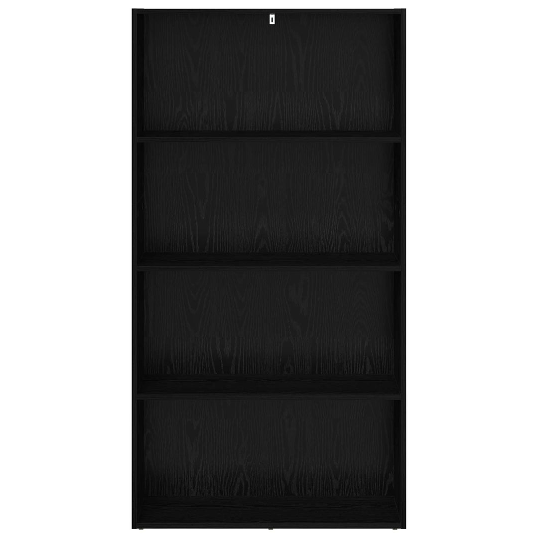 Selvstående boghylde 80 x 30 x 152 cm Konstrueret træ Sort eg
