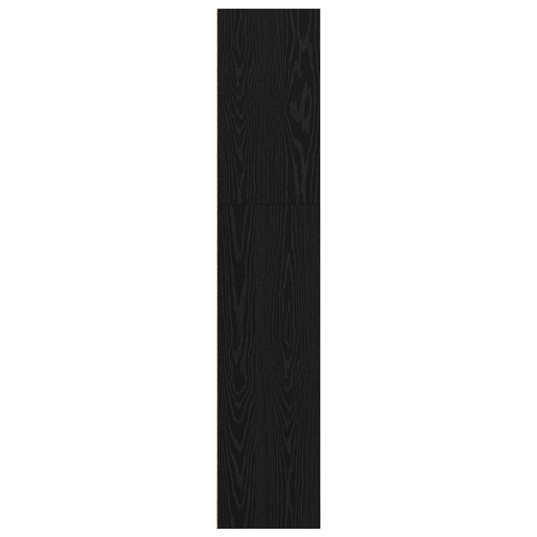Selvstående boghylde Sort eg 80 x 30 x 152 cm Konstrueret træ