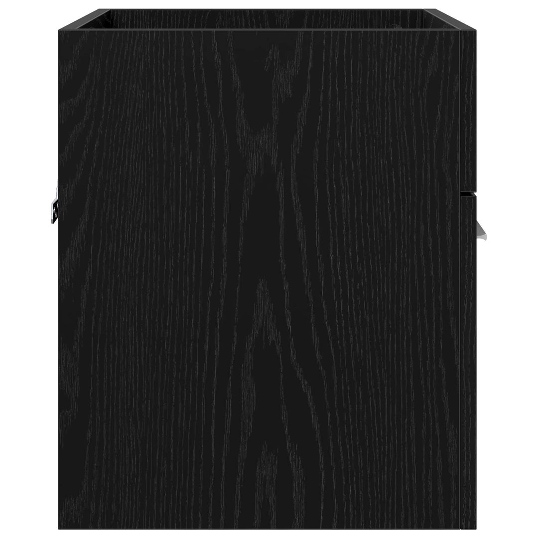 Vaskeskab Sort eg 41 x 38,5 x 46 cm Konstrueret træ