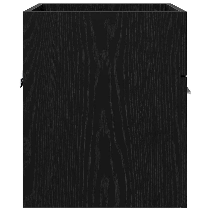 Vaskeskab Sort eg 41 x 38,5 x 46 cm Konstrueret træ