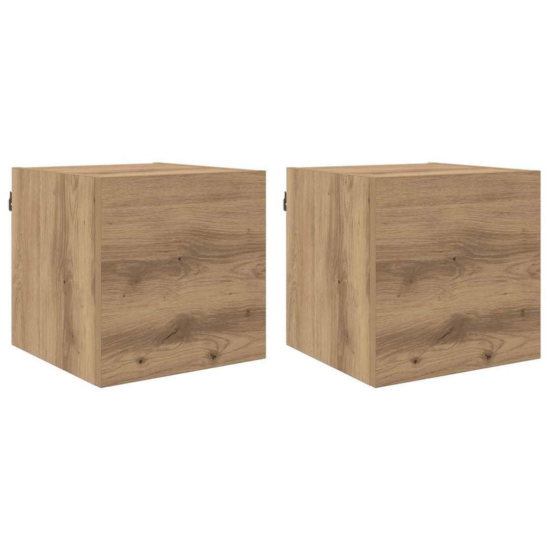 Vægmonteret TV Skab Vægmonteret Artisan-eg 30,5 x 30 x 30 cm