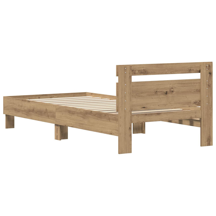 Sengestel Artisan Egetræ 75 x 190 cm Konstrueret træ