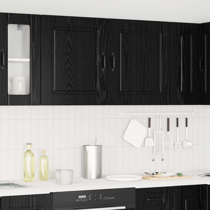 Panel til opvaskemaskine Kalmar Sort eg 50 x 31 x 60 cm
