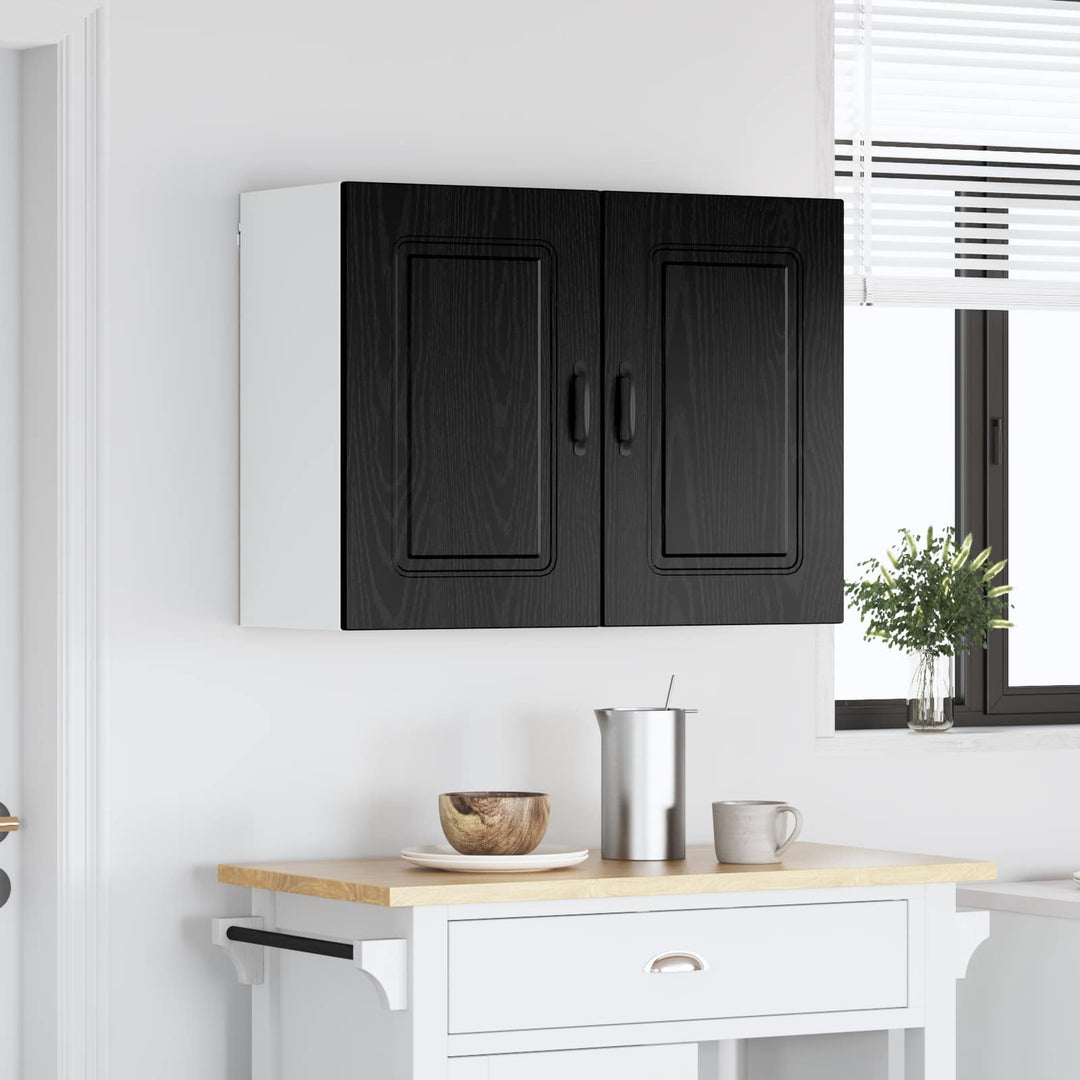 Panel til opvaskemaskine Kalmar Sort eg 80 x 31 x 60 cm