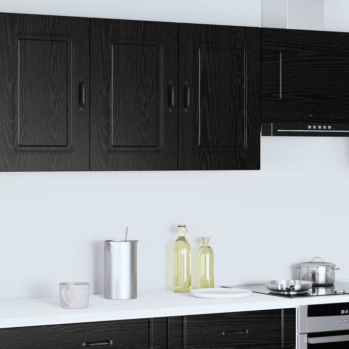 Panel til opvaskemaskine Kalmar Sort eg 80 x 31 x 60 cm