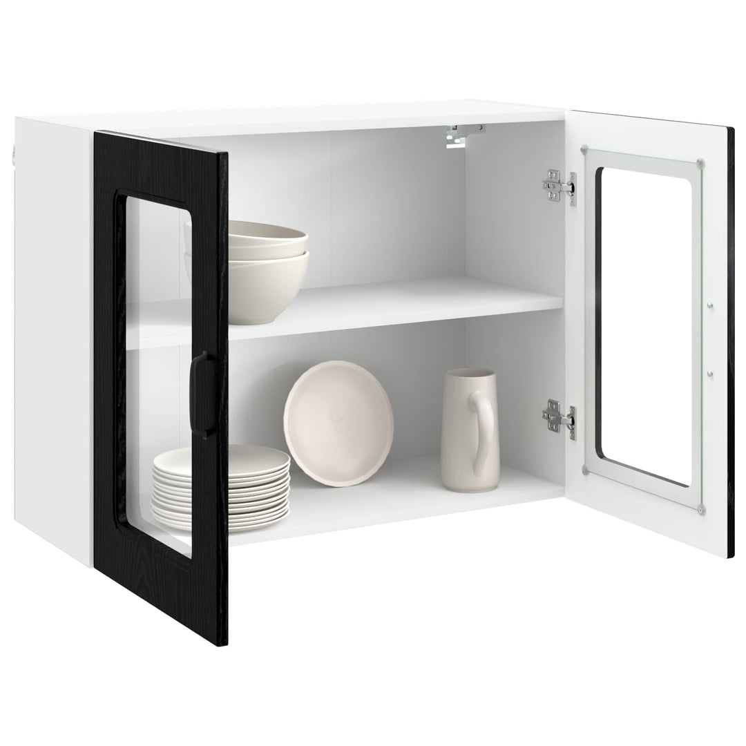 Panel til opvaskemaskine Kalmar Sort eg 80 x 31 x 60 cm