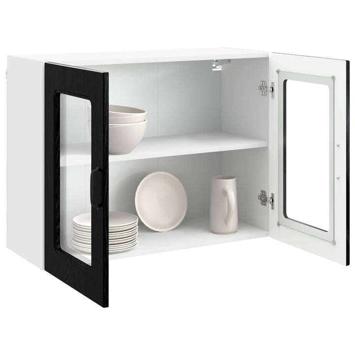 Panel til opvaskemaskine Kalmar Sort eg 80 x 31 x 60 cm