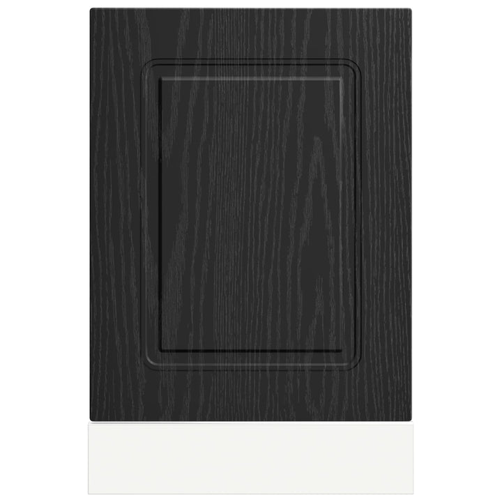 Panel til opvaskemaskine Kalmar Sort eg 45 x 1,5 x 57 cm
